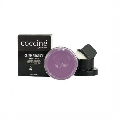 Shoe polish with sponge PURPLE color no. 312 Coccine, 50 ml 2