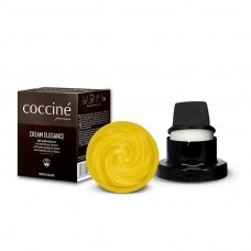 Shoe polish with sponge YELLOW color no. 35 Coccine, 50 ml