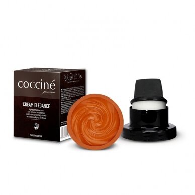 Shoe polish with sponge ORANGE color no. 351 Coccine, 50 ml