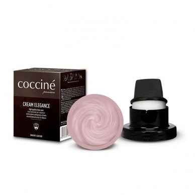 Shoe polish with sponge PINK color no. 25 Coccine, 50 ml