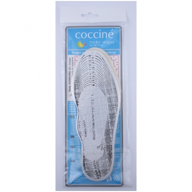 The warm insole is thermally insulated with a layer of aluminum foil for 19-35 days. Coccine, 1 pair 1