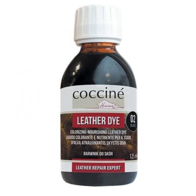 Coloring leather primer black color No. 2 Coccine, 125 ml