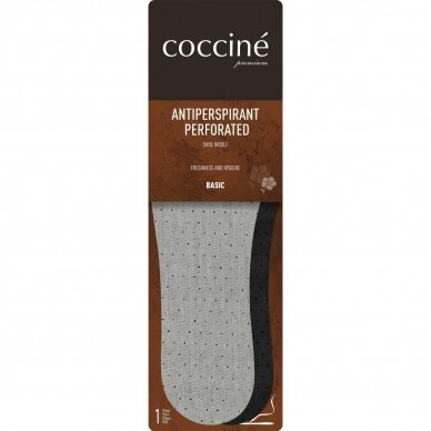 Scented insole with activated carbon Coccine, for sizes 35-46, 1 pair 1