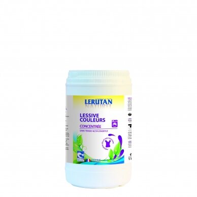 Skalbiamieji milteliai spalvotiems audiniams (koncentruoti) Lerutan, 1 kg