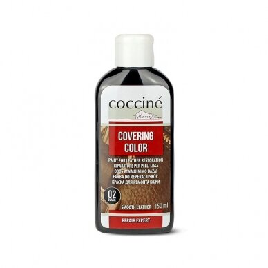 Leather renewal paint black color Coccine 150 ml 2