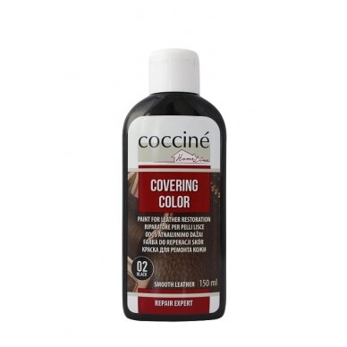 Ādas atjaunošanas krāsa melnā krāsa Coccine 150 ml