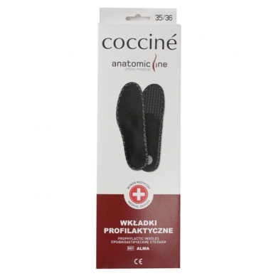 Orthopedic prophylactic insole with activated carbon ALMA Coccine size 41-42, 2 pcs. 3