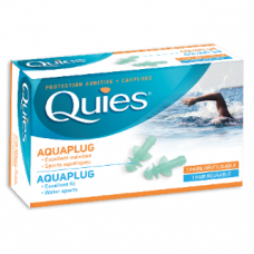 QUIES protective earplugs for swimming made of moldable silicone, 1 pair