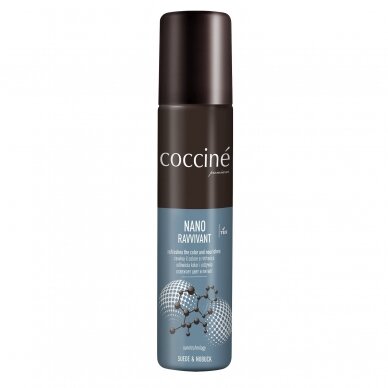 Krāsu atsvaidzinātājs zamšādai un nubukam, BRŪNA krāsa Nr. 14, Coccine Nano, 100 ml